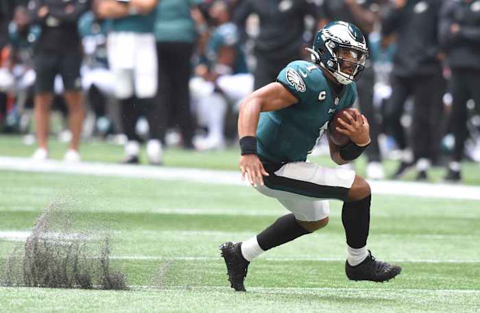 Jalen Hurts looked like an NFL starter in Week One against Atlanta.